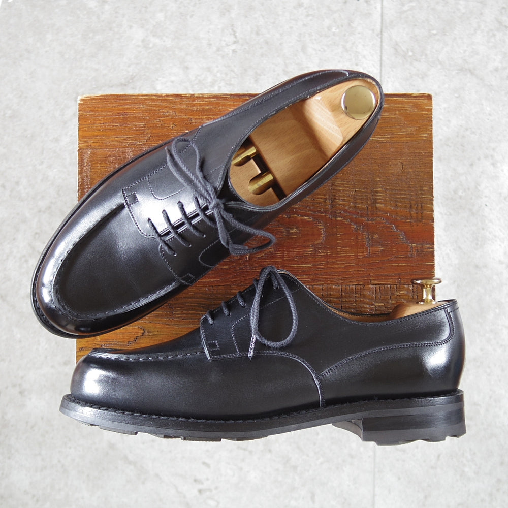極上★J.M.ウエストン 7E【定価￥187,000-★ゴルフ/GOLF】641/31ラスト/Uチップ/ボックスカーフ/黒/メンズ/Weston/ウェストン★o950