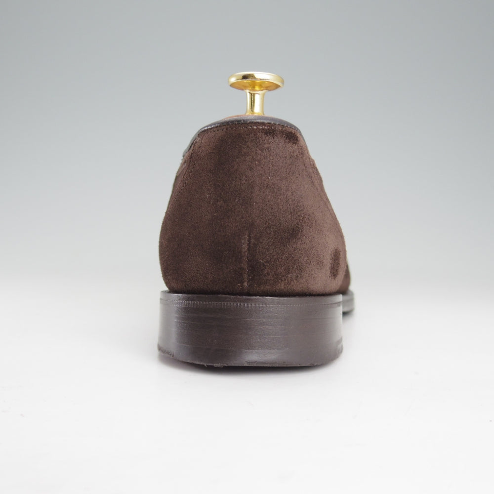 美品★チャーチ 80F/UK8【定価￥181,500-★KINGSLEY 2/キングスレー】69Rラスト/タッセルローファー/スエード/濃茶/Church's★o393