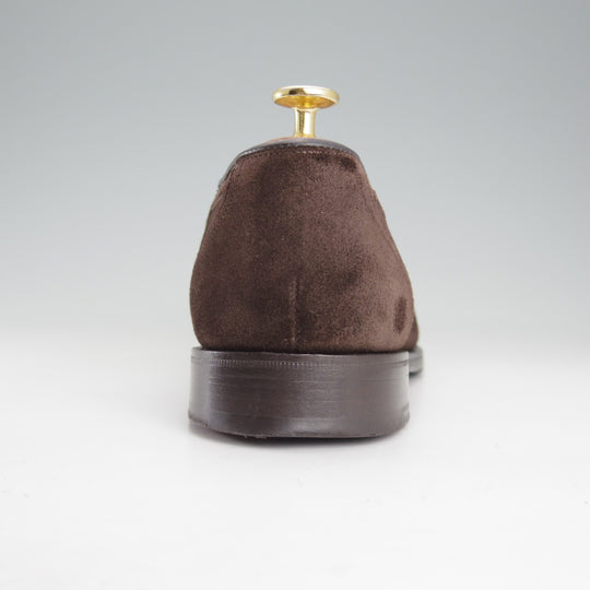 美品★チャーチ 80F/UK8【定価￥181,500-★KINGSLEY 2/キングスレー】69Rラスト/タッセルローファー/スエード/濃茶/Church's★o393