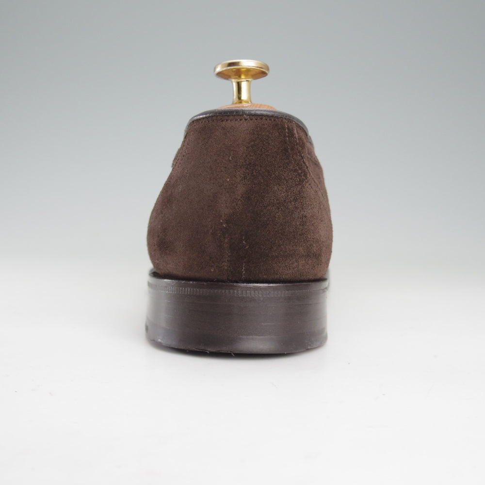 美品★チャーチ 80F/UK8【定価￥181,500-★KINGSLEY 2/キングスレー】69Rラスト/タッセルローファー/スエード/濃茶/Church's★o393