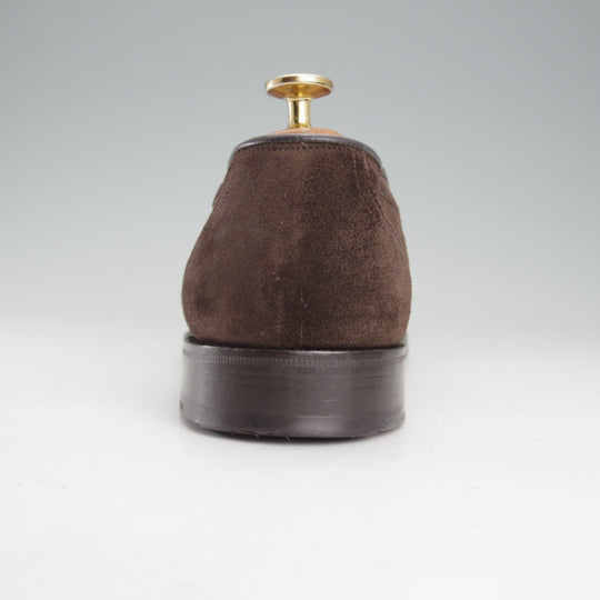 美品★チャーチ 80F/UK8【定価￥181,500-★KINGSLEY 2/キングスレー】69Rラスト/タッセルローファー/スエード/濃茶/Church's★o393