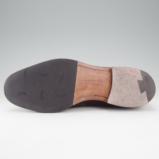 美品★チャーチ 80F/UK8【定価￥181,500-★KINGSLEY 2/キングスレー】69Rラスト/タッセルローファー/スエード/濃茶/Church's★o393