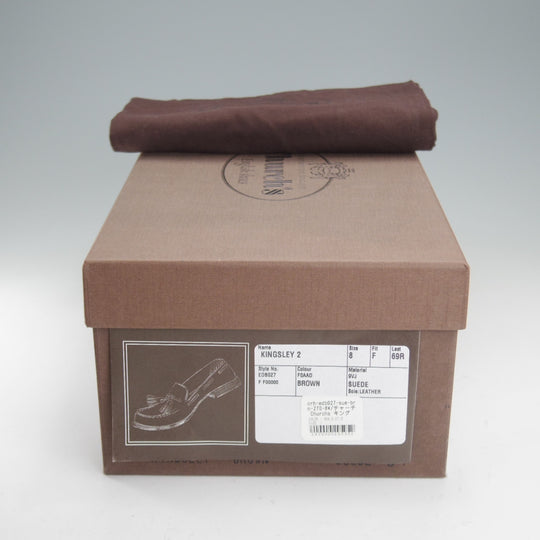 美品★チャーチ 80F/UK8【定価￥181,500-★KINGSLEY 2/キングスレー】69Rラスト/タッセルローファー/スエード/濃茶/Church's★o393