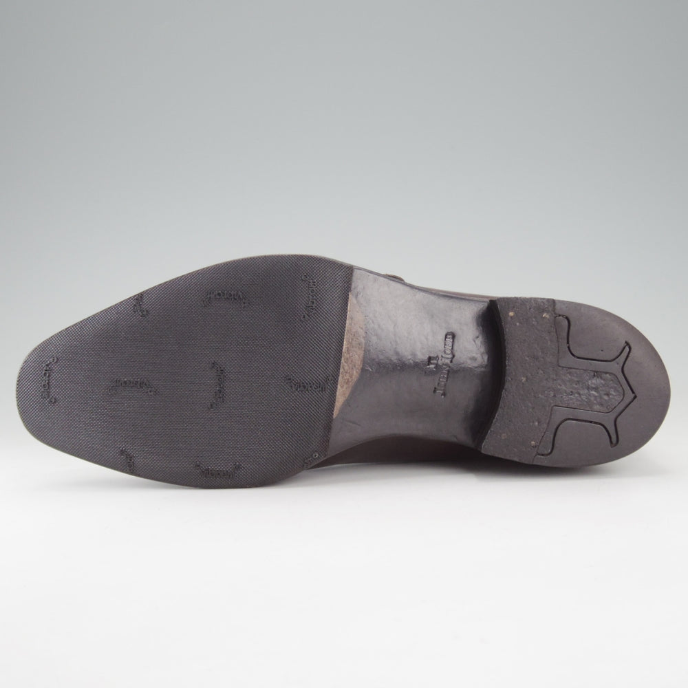 極上★ジョンロブ 5.5E【現行定価￥344,300-★純正ツリー付き/CHAPEL/8000ラスト】プレステージライン/ダブルモンク/濃茶/JOHN LOBB★o394