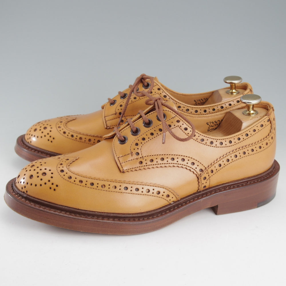 極美品★トリッカーズ SIZE 7【定価￥132,000-★BOURTON/エイコンアンティーク】M5633/カントリーシューズ/薄茶/Tricker's★o941