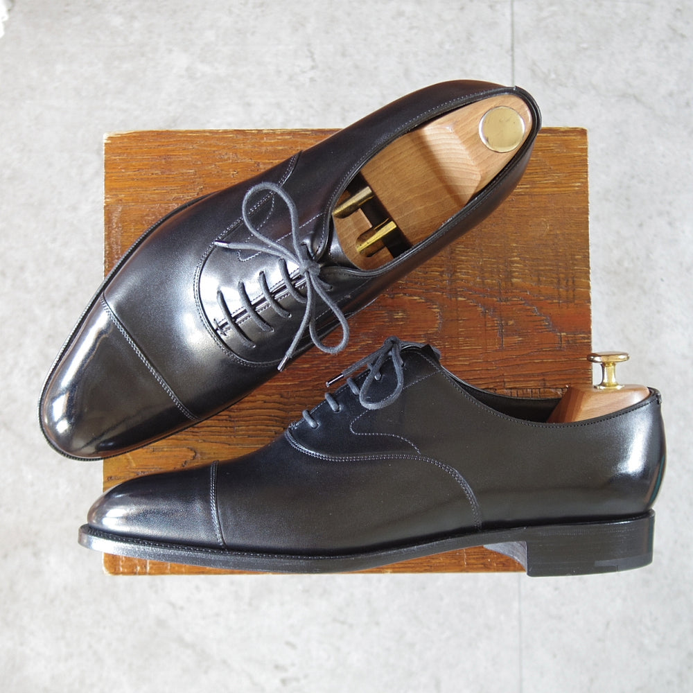未使用★エドワードグリーン 8E【定価￥269,500-★チェルシー/CHELSEA/82ラスト】ストレートチップ/カーフ/黒/メンズ/EDWARD GREEN★p540