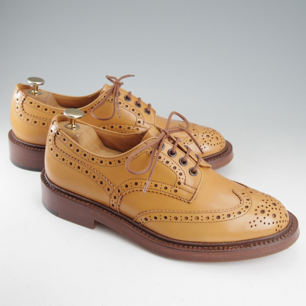 極美品★トリッカーズ SIZE 7【定価￥132,000-★BOURTON/エイコンアンティーク】M5633/カントリーシューズ/薄茶/Tricker's★o941