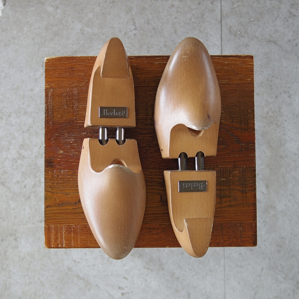 極上★(仏)ベルルッティ SIZE 7【仏製★純正シューツリー】木製シューキーパー/メンズ/Berluti★p542