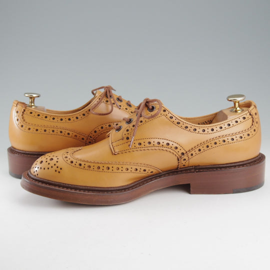 極美品★トリッカーズ SIZE 7【定価￥132,000-★BOURTON/エイコンアンティーク】M5633/カントリーシューズ/薄茶/Tricker's★o941