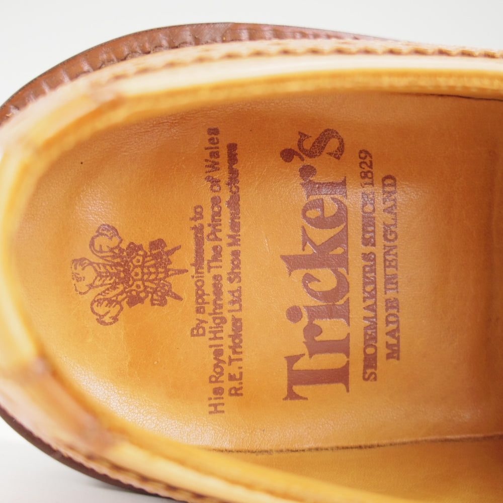 極美品★トリッカーズ SIZE 7【定価￥132,000-★BOURTON/エイコンアンティーク】M5633/カントリーシューズ/薄茶/Tricker's★o941