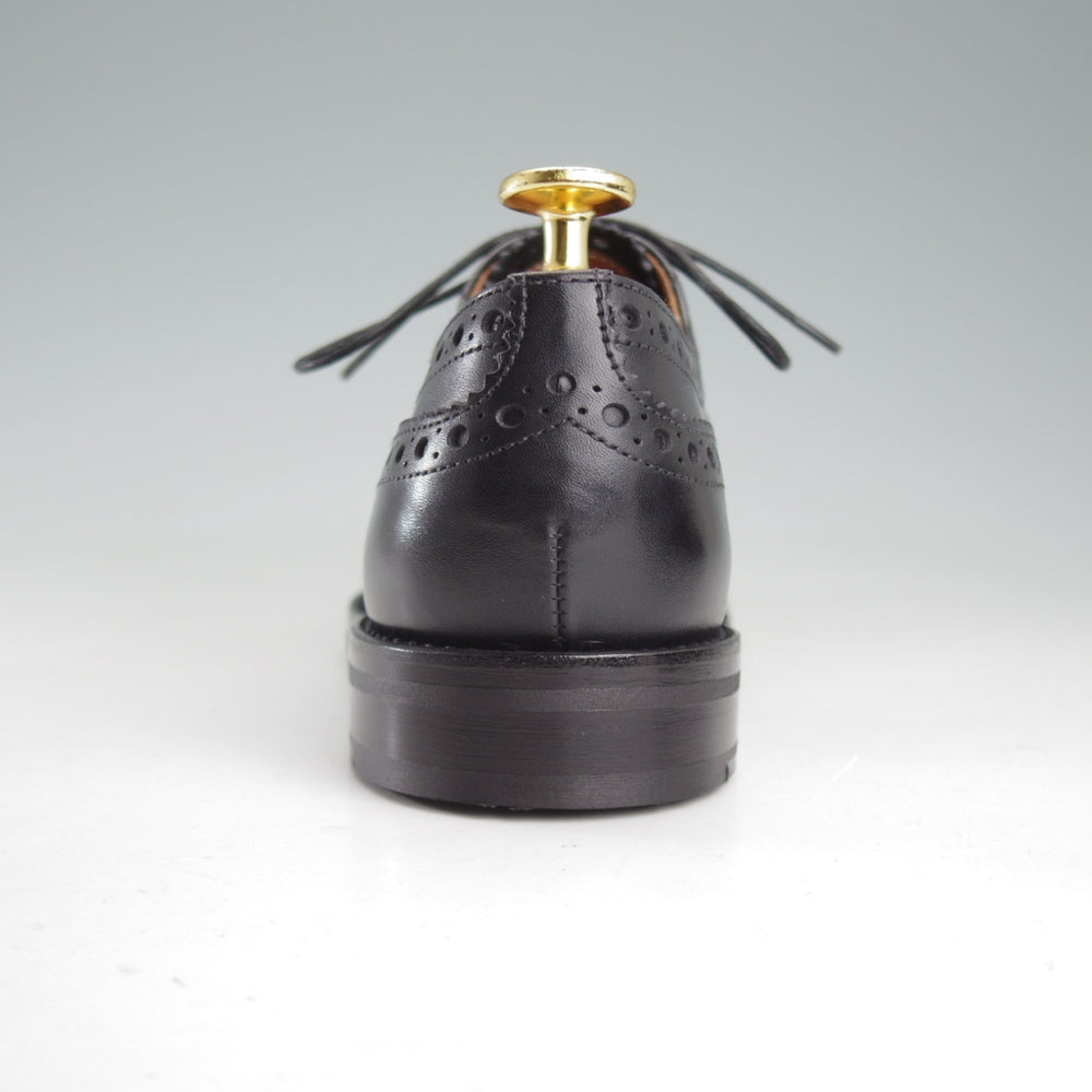 極美品★チャーチ(レディース) SIZE 35【定価￥192,500-★ナチュラルカーフ仕様のバーウッド/BURWOOD WG】フルブローグ/黒/Church's★o942