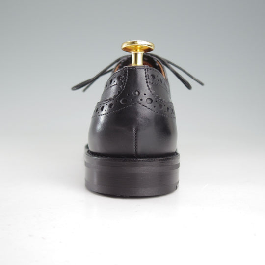 極美品★チャーチ(レディース) SIZE 35【定価￥192,500-★ナチュラルカーフ仕様のバーウッド/BURWOOD WG】フルブローグ/黒/Church's★o942