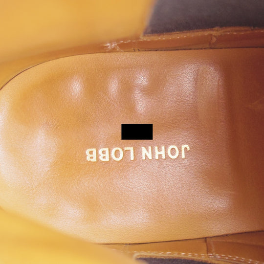 美品★ジョンロブ 6E【注文価格40万円程度★バイリクエスト品/TUDOR】プレステージライン/7000Bラスト/ブーツ/黒/JOHN LOBB★o395