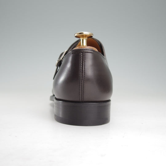 未使用★エドワードグリーン 6.5E【現行定価20万円以上★WESTMINSTER/ダブルモンク】888ラスト/カーフ/濃灰/メンズ/EDWARD GREEN★o396