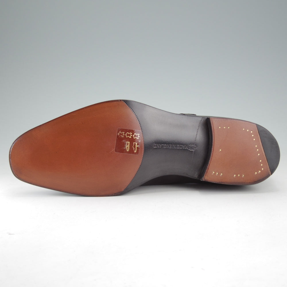 未使用★エドワードグリーン 6.5E【現行定価20万円以上★WESTMINSTER/ダブルモンク】888ラスト/カーフ/濃灰/メンズ/EDWARD GREEN★o396