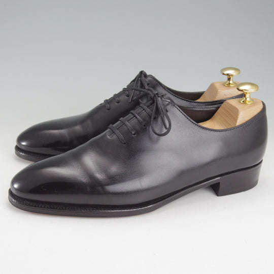 極美品★ジョンロブ 5D【定価￥421,300-★プレステージライン/Marldon/ホールカット】7000ラスト/カーフ/黒/メンズ/JOHN LOBB★o397