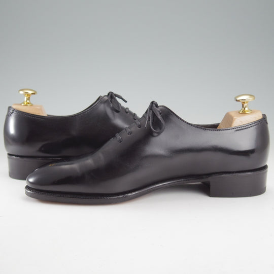 極美品★ジョンロブ 5D【定価￥421,300-★プレステージライン/Marldon/ホールカット】7000ラスト/カーフ/黒/メンズ/JOHN LOBB★o397