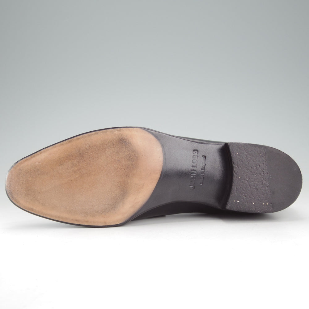 極美品★ジョンロブ 5D【定価￥421,300-★プレステージライン/Marldon/ホールカット】7000ラスト/カーフ/黒/メンズ/JOHN LOBB★o397