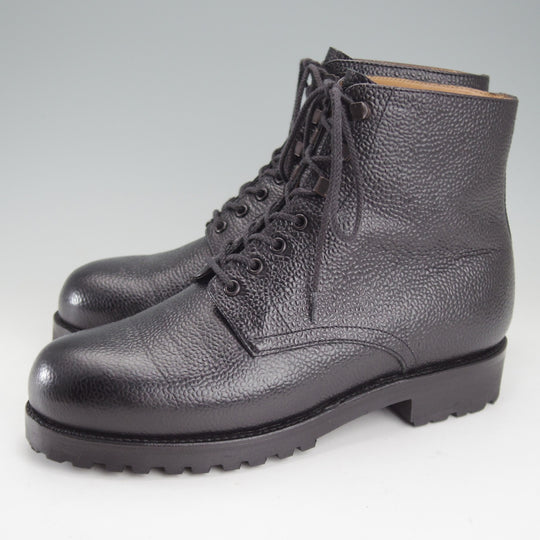 極美品★J.M.ウエストン 5D【定価￥176,000-★レースアップブーツ/742】38ラスト/グレインレザー/黒/メンズ/Weston/ウェストン★o398