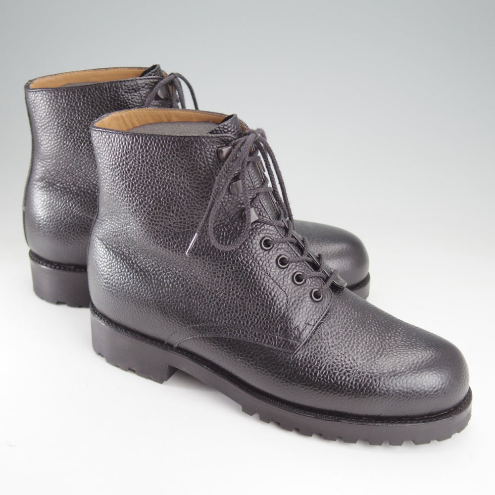 極美品★J.M.ウエストン 5D【定価￥176,000-★レースアップブーツ/742】38ラスト/グレインレザー/黒/メンズ/Weston/ウェストン★o398