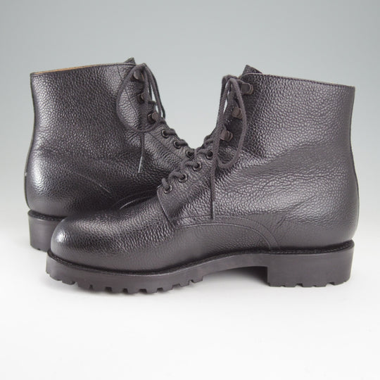 極美品★J.M.ウエストン 5D【定価￥176,000-★レースアップブーツ/742】38ラスト/グレインレザー/黒/メンズ/Weston/ウェストン★o398