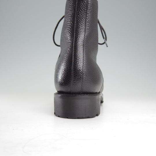 極美品★J.M.ウエストン 5D【定価￥176,000-★レースアップブーツ/742】38ラスト/グレインレザー/黒/メンズ/Weston/ウェストン★o398