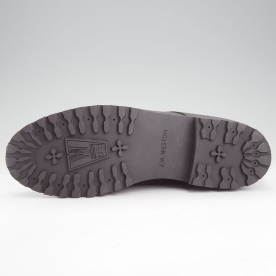 極美品★J.M.ウエストン 5D【定価￥176,000-★レースアップブーツ/742】38ラスト/グレインレザー/黒/メンズ/Weston/ウェストン★o398