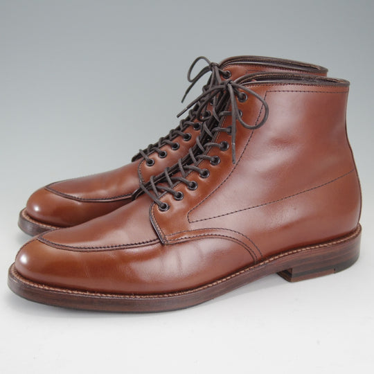 極上★オールデン 8D【定価￥178,200-★D9928/Vチップ/ブーツ】バリーラスト/カーフ/茶/メンズ/ALDEN★o399