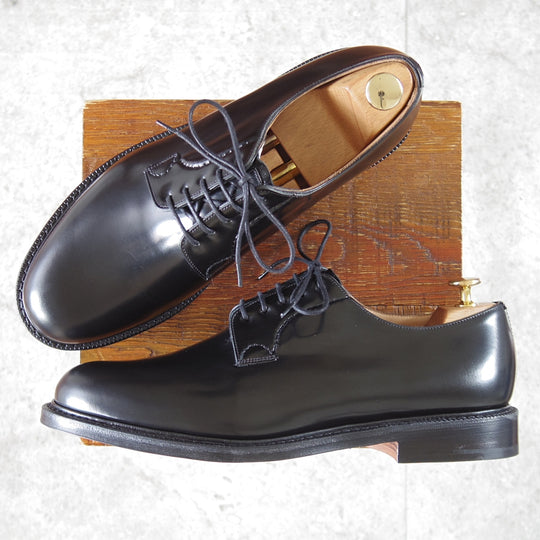 未使用★チャーチ 95G/UK9.5【定価￥192,500-★SHANNON/シャノン】103ラスト/プレーントゥ/黒/メンズ/Church's★n889