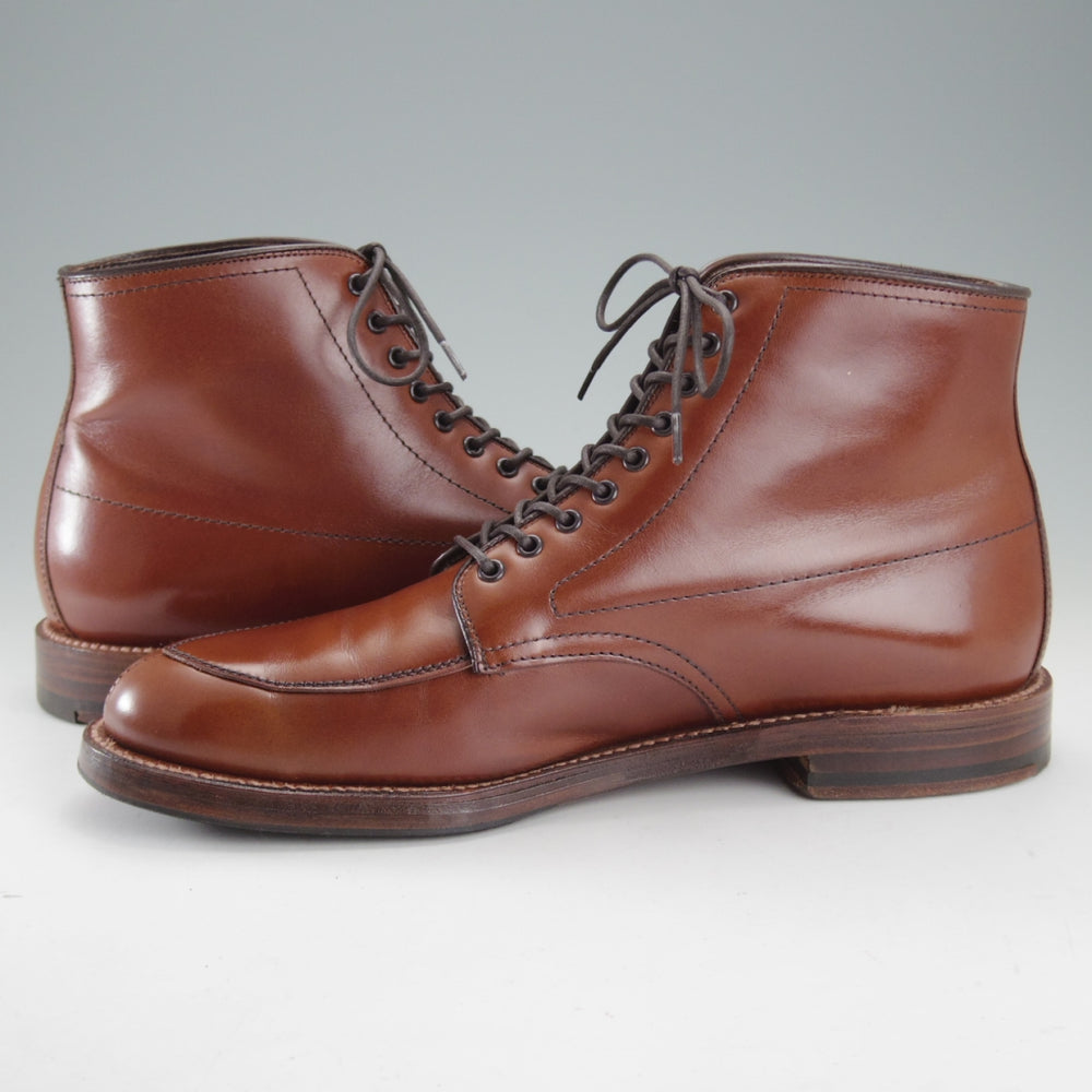 極上★オールデン 8D【定価￥178,200-★D9928/Vチップ/ブーツ】バリーラスト/カーフ/茶/メンズ/ALDEN★o399