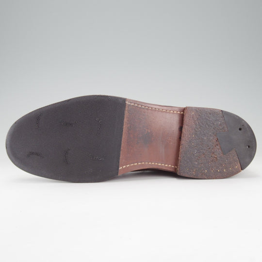 極上★オールデン 8D【定価￥178,200-★D9928/Vチップ/ブーツ】バリーラスト/カーフ/茶/メンズ/ALDEN★o399