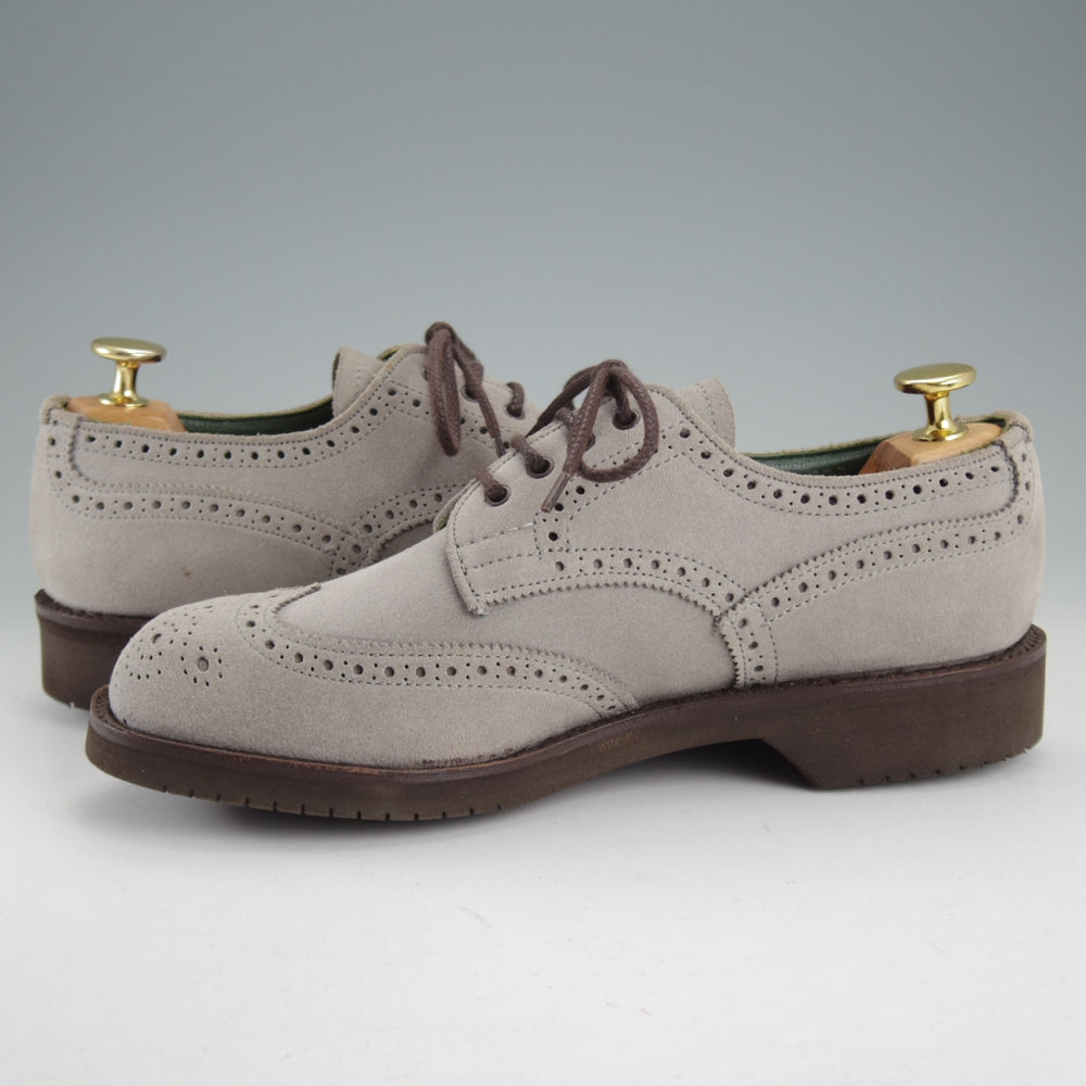 未使用★トリッカーズ(レディース) SIZE 5.5【モデル定価￥132,000-★ANNE/アン/L5679】フルブローグ/スエード/灰/Tricker's★p532