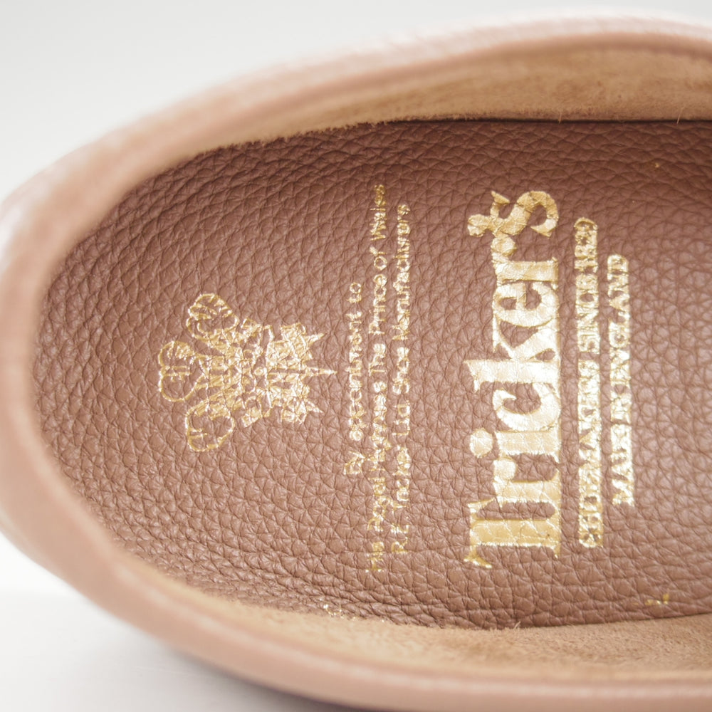 未使用★トリッカーズ SIZE 8.5【現行定価10万円以上★コインローファー/M7232】グレインレザー/灰茶/メンズ/Tricker's★p533