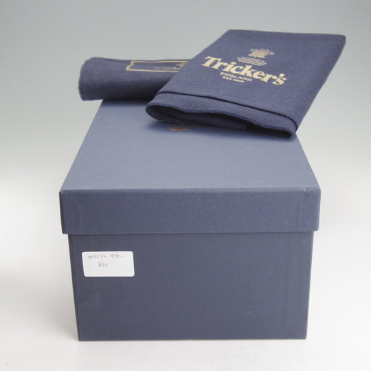 未使用★トリッカーズ SIZE 8.5【現行定価10万円以上★コインローファー/M7232】グレインレザー/灰茶/メンズ/Tricker's★p533