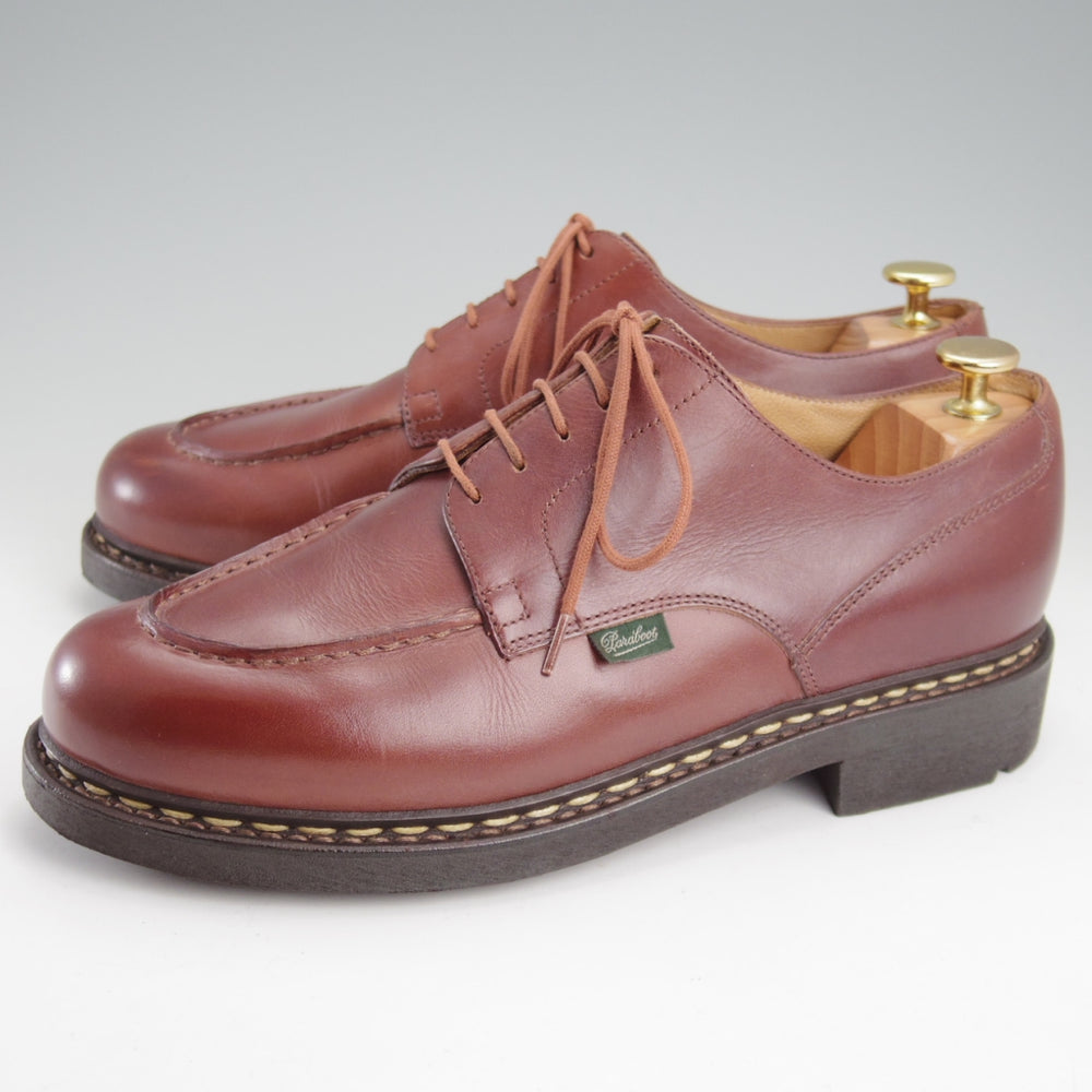 美品★パラブーツ SIZE 7.5【定価￥96,800-★シャンボード/CHAMBORD】MARRON/マロン/リスレザー/TEXソール/Uチップ/茶/Paraboot★n877