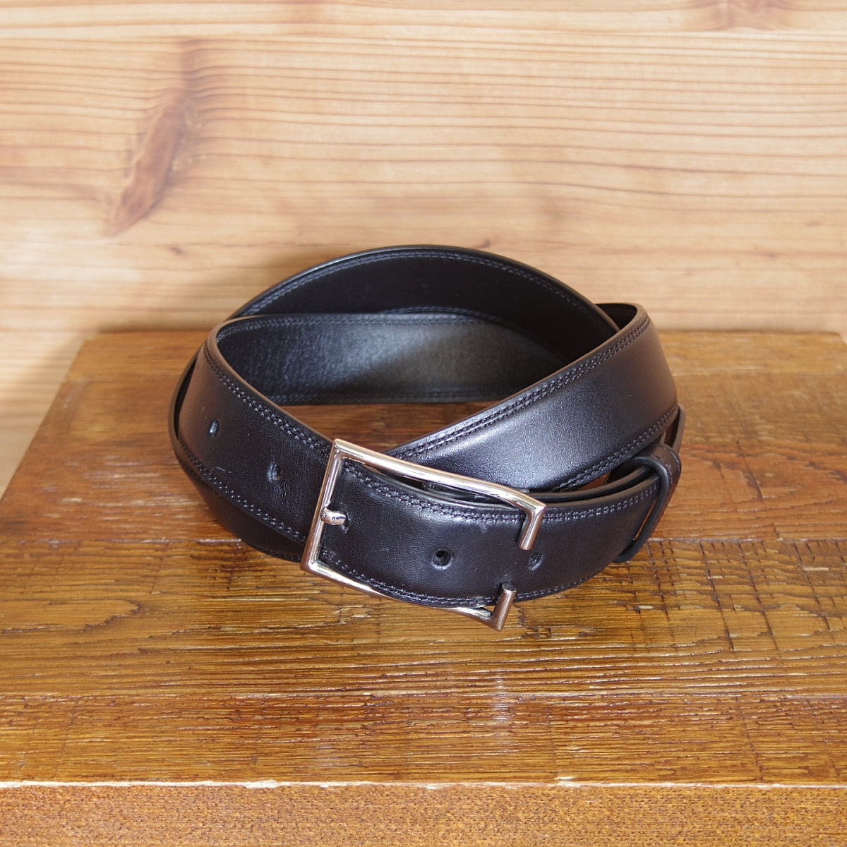 ジョンロブ ベルト 85cm程度 黒 レザー 中古 o403 | 高級中古革靴の