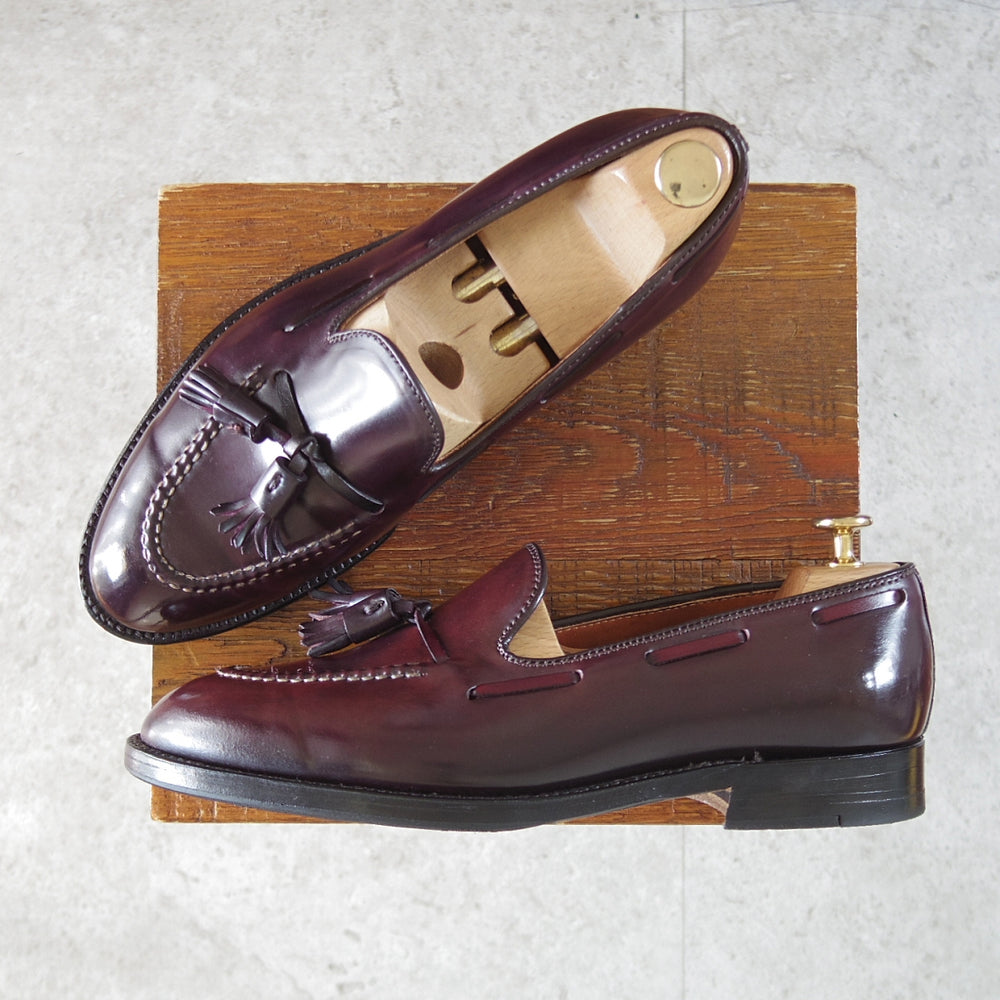 極上★オールデン 8D【現行定価20万円以上★コードバン仕様/ユナイテッドアローズB&Y別注】3770/タッセルローファー/赤茶/ALDEN★o406
