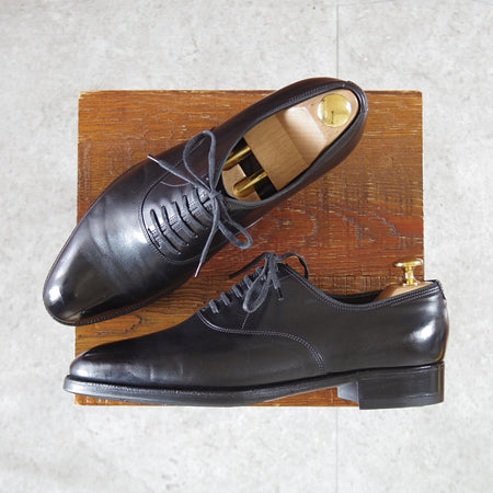 極上★ジョンロブ 5.5E【現行定価30万円以上★プレステージライン/GARNIER2/ガルニエ】7000ラスト/プレーントゥ/黒/JOHN LOBB★o411