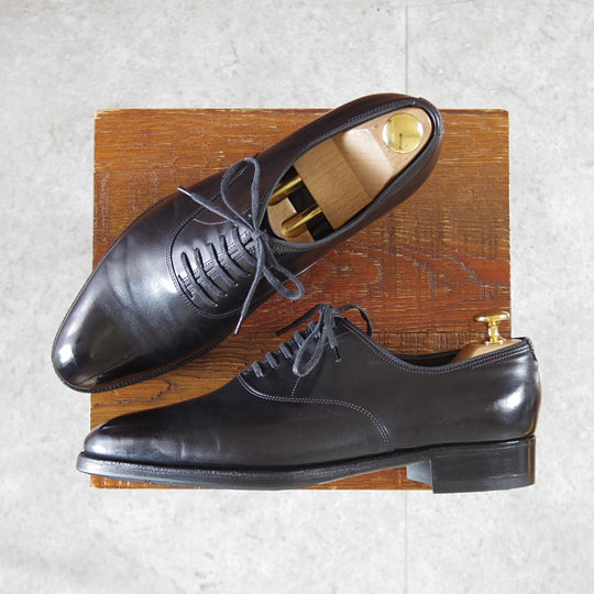 極上★ジョンロブ 5.5E【現行定価30万円以上★プレステージライン/GARNIER2/ガルニエ】7000ラスト/プレーントゥ/黒/JOHN LOBB★o411