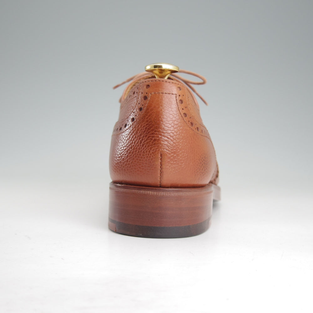 未使用★トリッカーズ SIZE 6.5【現行定価10万円以上★M6229/フルブローグ】グレインレザー/茶/Tricker's★p535