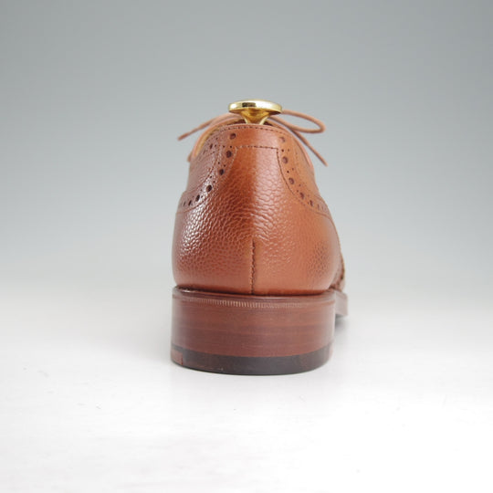 未使用★トリッカーズ SIZE 6.5【現行定価10万円以上★M6229/フルブローグ】グレインレザー/茶/Tricker's★p535