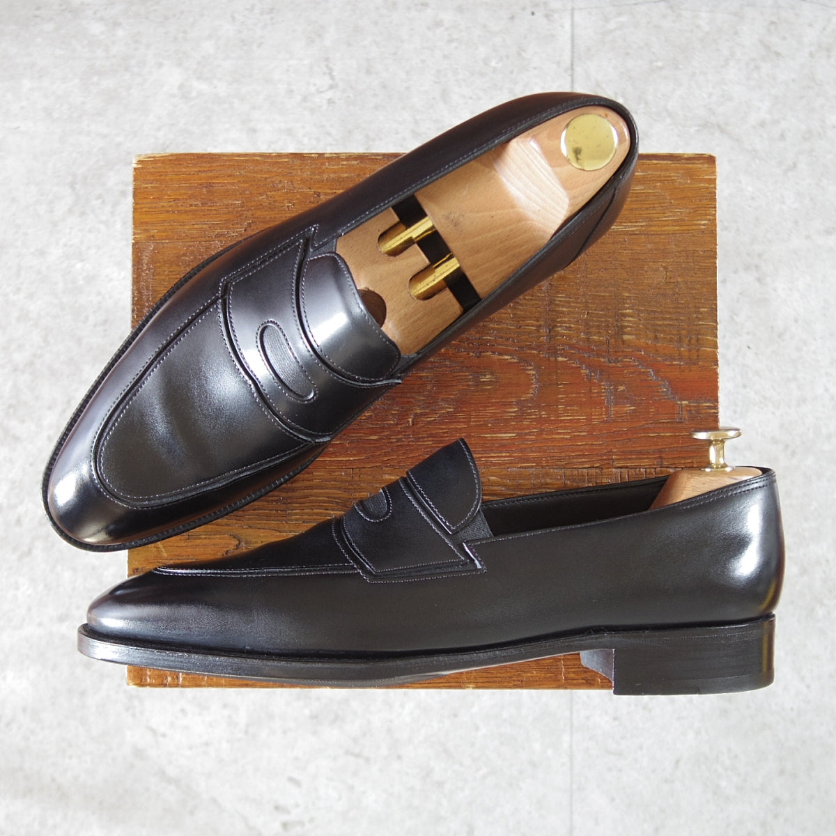 ☆ジョンロブ UK7程度【貴重☆PARISロゴ時代の製品/コテージライン