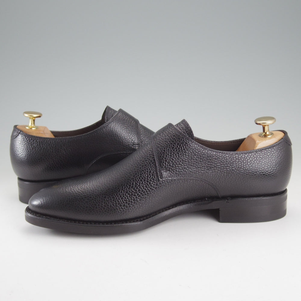 未使用★TLB Mallorca/ティーエルビー SIZE 6【貴重★MTO品/(上級)Artistaコレクション/196】モンクストラップ/グレインレザー/黒★p536