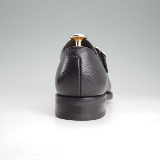 未使用★TLB Mallorca/ティーエルビー SIZE 6【貴重★MTO品/(上級)Artistaコレクション/196】モンクストラップ/グレインレザー/黒★p536