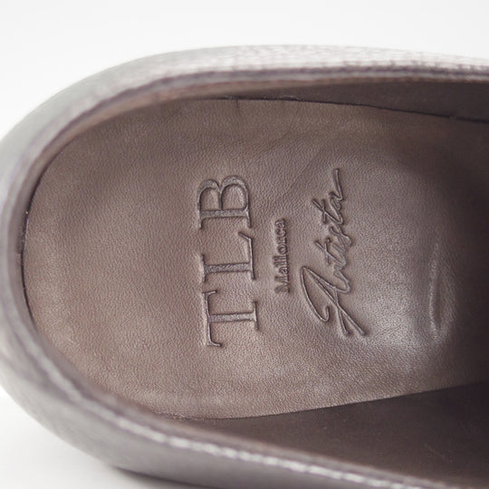 未使用★TLB Mallorca/ティーエルビー SIZE 6【貴重★MTO品/(上級)Artistaコレクション/196】モンクストラップ/グレインレザー/黒★p536