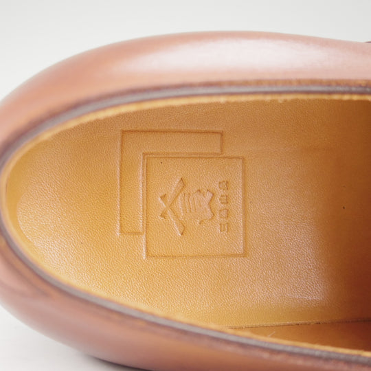 極美品★三陽山長 SIZE 6.5【定価￥94,600-★勇也/R3010ラスト】パンチドキャップトゥ/カーフ/茶/メンズ/YUYA/Sanyo Yamacho★o948