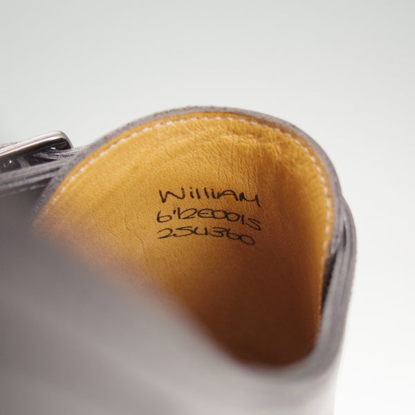 極美品★ジョンロブ 6.5E【定価￥251,900-★WILLIAM New Standard/ウィリアムNS】0015ラスト/ダブルモンク/カーフ/黒/JOHN LOBB★n387