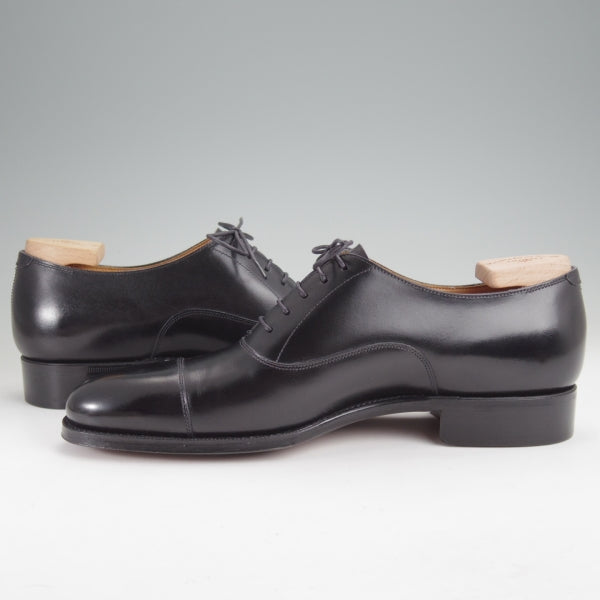 未使用★(浅草)ギルド・オブ・クラフツ SIZE 7(S)【定価￥115,500-★Blackie/(英国製)純正ツリー付】ストレートチップ/黒/カーフ★n389