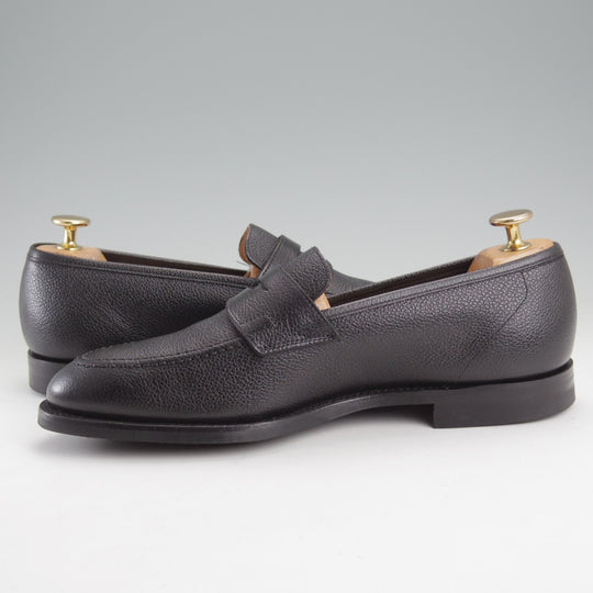 極美品★クロケット&ジョーンズ 6E【現行定価10万円以上★ユナイテッドアローズ別注/ROSEDALE】330ラスト/コインローファー/黒★n879