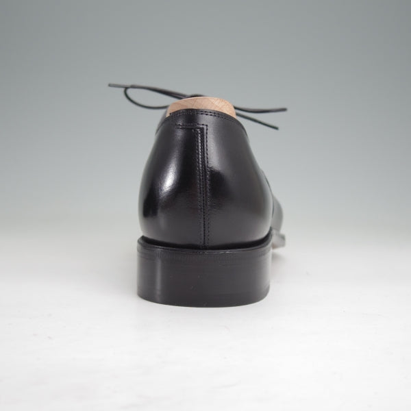 未使用★(浅草)ギルド・オブ・クラフツ SIZE 7(S)【定価￥115,500-★Blackie/(英国製)純正ツリー付】ストレートチップ/黒/カーフ★n389